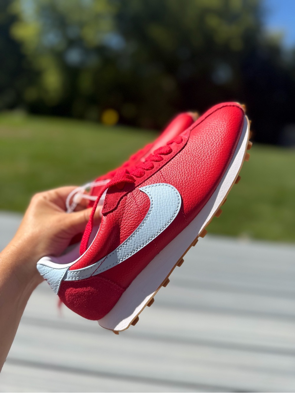 Nike LD-1000 Red Leather Sneaker